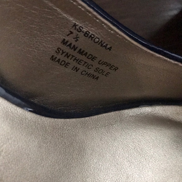 Blue high heel with sling back - Picture 4 of 6